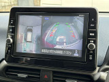 空から車を見たような「アラウンドビューモニター」!車の周りが一目で確認できるので、小さなお子様や障害物があっても安心して乗ることができます♪