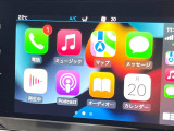 ●Apple Car Play:スマホとの有線接続で、ナビ・オーディオ再生などスマホのアプリ機能が画面でも使える便利機能です!