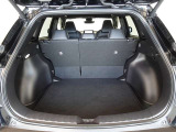 5人乗車時でも十分なスペースのトランクルームです。