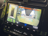 【パノラミックビューモニター】専用のカメラにより、上から見下ろしたような視点で360度クルマの周囲を確認することができます☆死角部分も確認しやすく、狭い場所での切り返しや駐車もスムーズに行えます。