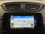 高精細画面で操作がしやすいホンダ純正ナビを装着しています。