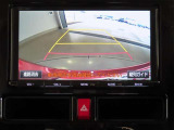 バックガイドモニターで、後方を確認しながら安心して駐車することができます。運転初心者も熟練者も必須の機能ですよ!