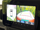【全方位モニター用カメラ】専用のカメラにより、上から見下ろしたような視点で360度クルマの周囲を確認することができます☆死角部分も確認しやすく、狭い場所での切り返しや駐車もスムーズに行えます。