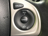 【クルーズコントロール】高速道路もラクラク走行。アクセルを離しても一定速度で走行ができ、長距離運転時の負担を軽減!加速・減速も簡単なスイッチ操作で調整できます。