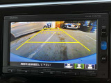 ガイドライン機能付きのリアカメラが装備されておりますので、後退時にとても便利です。