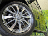 【純正14インチアルミホイール】外観にマッチした純正アルミホイールを装着しております。各種社外アルミホイールや、スタッドレスタイヤも取扱いしております。是非ご相談ください♪