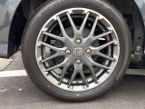 純正アルミホイールです。足元が引き立つので、車全体のイメージがアップしますよ!