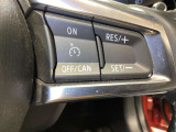 レーダークルーズの設定もハンドルから可能です。