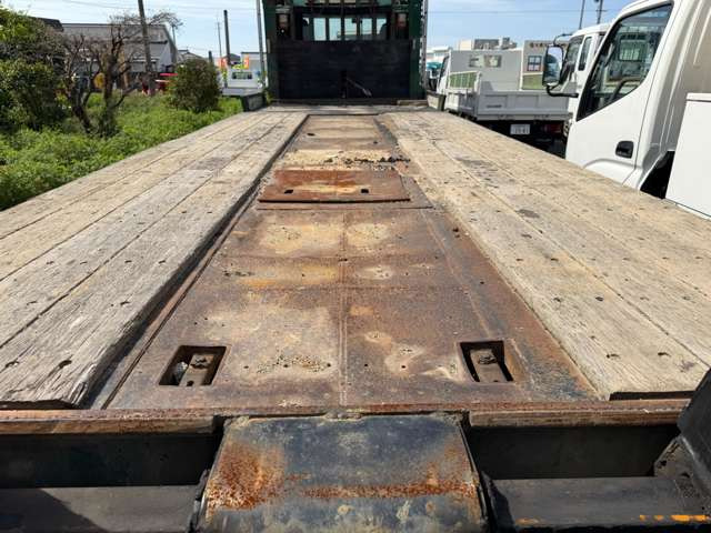 三菱ふそう スーパーグレート 重機運搬車 自動導板式 リモコンウィンチ 