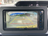 バックカメラです!ナビゲーションにこのように映ります。見えずらい真後ろもこれで安心ですよ!