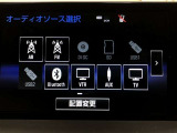 各種オーディオ機能が使用可能です。機能の詳細につきましては、展示店舗までお尋ねください。