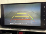 後方の見える安心をお届けするバックガイドモニター付:バックするときのアシストラインもあって楽々バック!車庫入れや縦列駐車をサポートし、苦手な駐車も安心です!今やもう手放せない装備ですネ♪