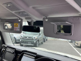 運転席と助手席にはミラー付きサンバイザーを装備☆