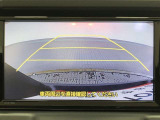 駐車時の後方確認に便利なバックモニターです。駐車位置の目安となるガイド線付きです。