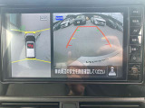 空から見下ろしているような視点で周囲を確認できるアラウンドビューモニター。駐車時にとても便利です。
