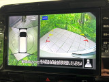 【アラウンドビューモニター】専用のカメラにより、上から見下ろしたような視点で360度クルマの周囲を確認することができます☆死角部分も確認しやすく、狭い場所での切り返しや駐車もスムーズに行えます。