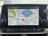 見やすい日産純正ナビゲーションです。