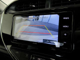 バックカメラで後方がリアルタイム映像で確認できます!商業施設や駐車場でのバック時、夜間のドライブでも安心です♪