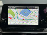 見やすい日産純正ナビゲーションです。