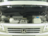 自慢のエンジンはパワードbyHONDAです。精度とバランスにこだわって、低回転からスムースなパワーを発揮します。