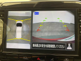【アラウンドビューモニター】まるでクルマを真上から見下ろしたかのような視点で駐車をサポートします!クルマの斜め後ろや真横など、前後左右の4つのカメラの映像が合成されて、モニターに映し出されます。