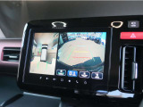 駐車時にサポートしてくれる360度モニター付き!