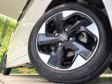 【純正14インチアルミホイール】外観にマッチした純正アルミホイールを装着しております。各種社外アルミホイールや、スタッドレスタイヤも取扱いしております。是非ご相談ください♪