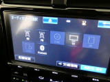 【オーディオ選択画面】AM/FMの切替や、交通情報もこちらの画面から選択できます。