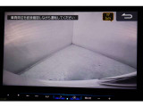 バックカメラで後方確認もバッチリ!