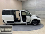 狭いスペースでも、隣の車を気にせず開閉出来るスライドドア。どんな場所でもドアを十分に大きく開くことが出来るので乗り降りや荷物を載せるのに便利です。
