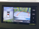 【アラウンドビューモニター】専用のカメラにより、上から見下ろしたような視点で360度クルマの周囲を確認することができます☆死角部分も確認しやすく、狭い場所での切り返しや駐車もスムーズに行えます。
