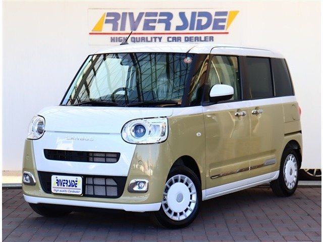 ムーヴキャンバス ストライプス G 届出済未使用車 バックカメラ