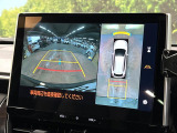 【パノラミックビューモニター】専用のカメラにより、上から見下ろしたような視点で360度クルマの周囲を確認することができます☆死角部分も確認しやすく、狭い場所での切り返しや駐車もスムーズに行えます。