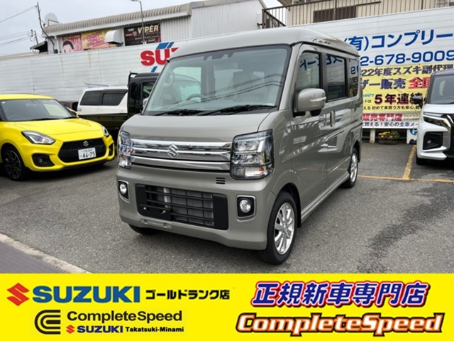 エブリイワゴン PZターボ ハイルーフ届出済未使用車・2WD・CVT・ハイ