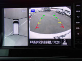 上からの視点で狭い駐車場への駐車などに役立つアラウンドビューモニターです♪