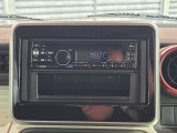 1DINオーディオ搭載。ご納車のその日からお気に入りの音楽でドライブをお楽しみいただけます。