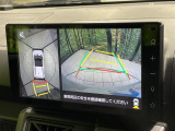【パノラマモニター】専用のカメラにより、上から見下ろしたような視点で360度クルマの周囲を確認することができます☆死角部分も確認しやすく、狭い場所での切り返しや駐車もスムーズに行えます。