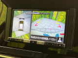 【アラウンドビューモニター】専用のカメラにより、上から見下ろしたような視点で360度クルマの周囲を確認することができます☆死角部分も確認しやすく、狭い場所での切り返しや駐車もスムーズに行えます。
