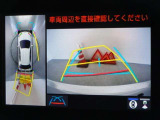 バックガイドモニターを装備しています、車庫入れもラクラクです。パノラミックビューモニターを搭載しています、上からの画像も表示されます。