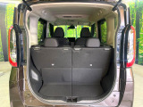 普段のお買い物や通勤、送迎等に十分な荷室スペースを確保しております。セカンドシートを倒すと、大きな荷物の積載も可能です♪