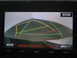 バックガイドモニターで、後方を確認しながら安心して駐車することが出来ます。運転初心者も熟練者も必須の機能ですよ!
