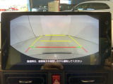 リアカメラ付で、後方をナビ画面で確認。車庫入れも安心です。もちろん、バックギアと連動しています。