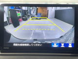 車庫入れ時に安心のバックカメラがついています。
