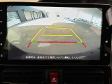バックカメラが連動しているので後方の安全もモニターを通じて確認できます♪