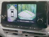 【アラウンドビューモニター】専用のカメラにより、上から見下ろしたような視点で360度クルマの周囲を確認することができます☆死角部分も確認しやすく、狭い場所での切り返しや駐車もスムーズに行えます。