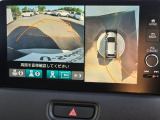 マルチビューカメラを装備。車両周囲の状況を確認しやすく、駐車時の安心感を高めます。