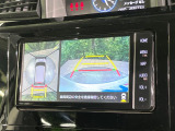 【パノラミックビューモニター】専用のカメラにより、上から見下ろしたような視点で360度クルマの周囲を確認することができます☆死角部分も確認しやすく、狭い場所での切り返しや駐車もスムーズに行えます。