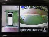 アラウンドビューモニターで車庫入れも空から見ている様に駐車できラクラクです。