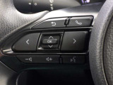 ステアリングスイッチ装備!運転しながら手元でオーディオの操作などができます。