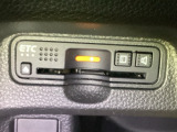 ビルトインタイプのETCで見た目もスッキリ。高速道路の利用にとても便利です。
